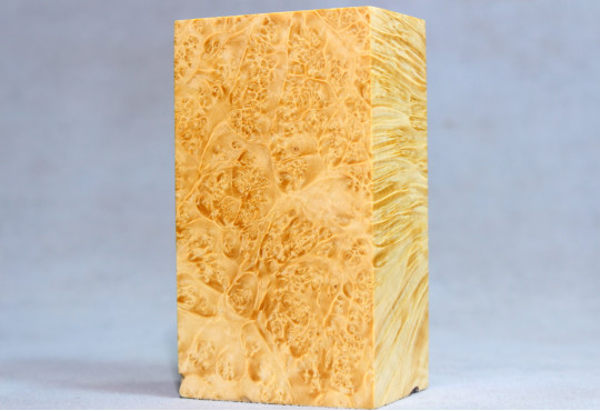 Stabilized Maple Burl Wood Mod Block